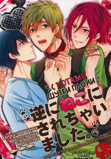 Free! dj - Gyaku ni Neko ni Sarechaimashita (С котами шутки плохи)