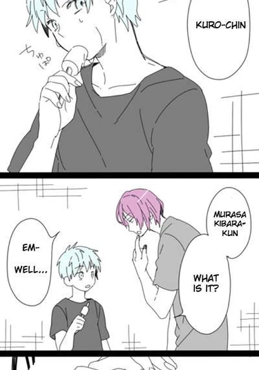 Kuroko no basuke dj-Kiseki and Kuroko Kissing (Поцелуй Куроко и Кисеки)